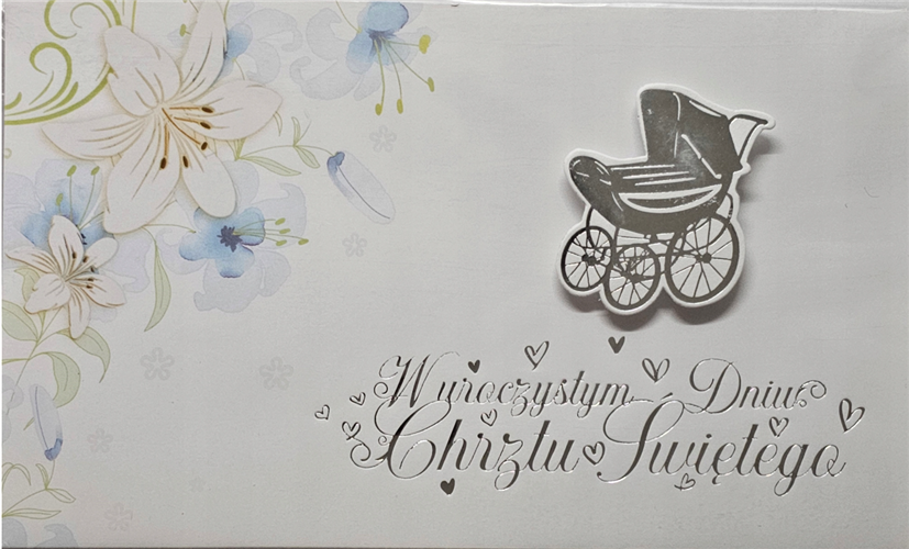 pamiątka na Chrzest Święty, Kartka na Chrzest  11,4 cm *19 cm 17276578514