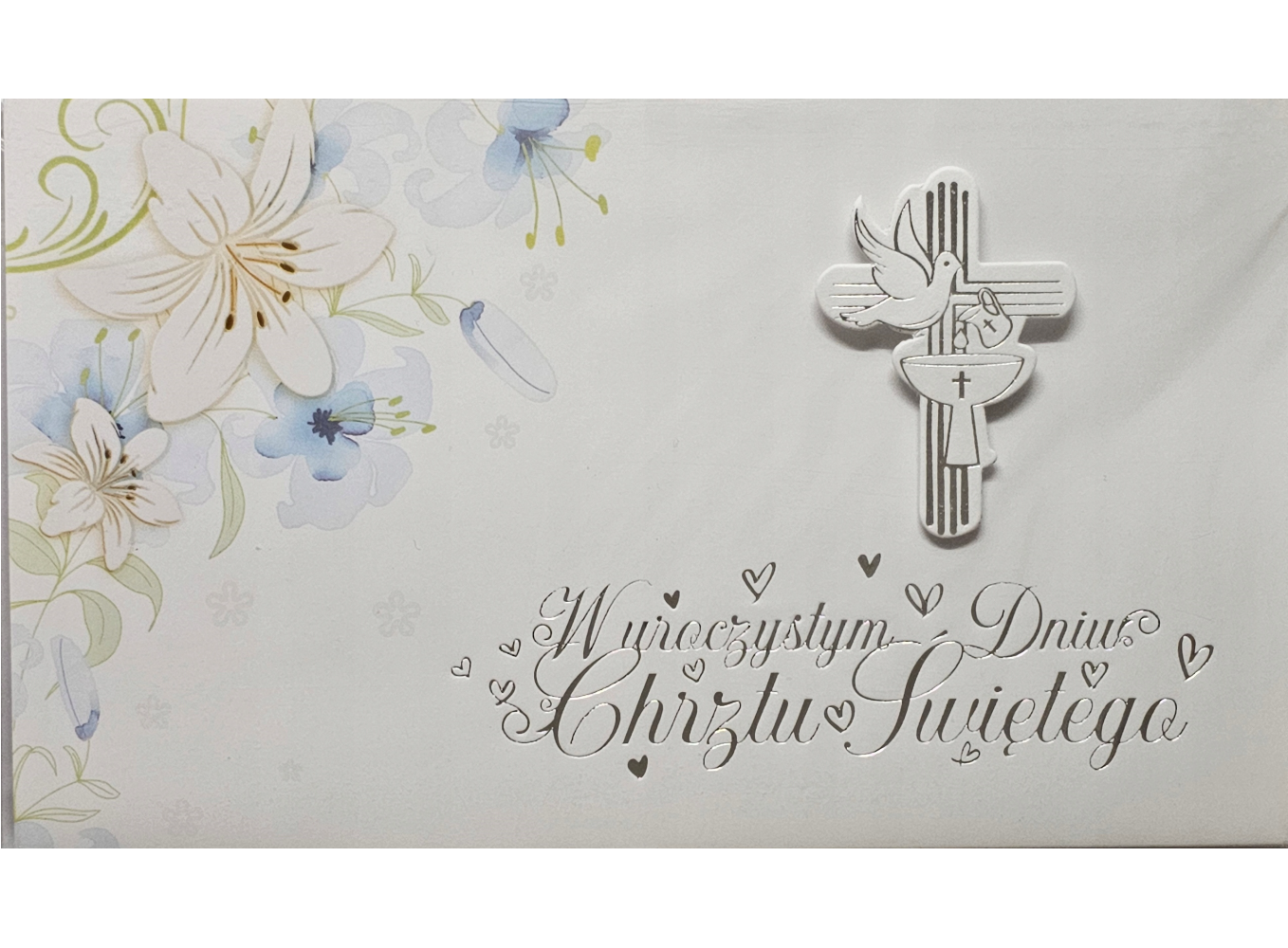 pamiątka na Chrzest Święty, Kartka na Chrzest  11,4 cm *19 cm 17276567389