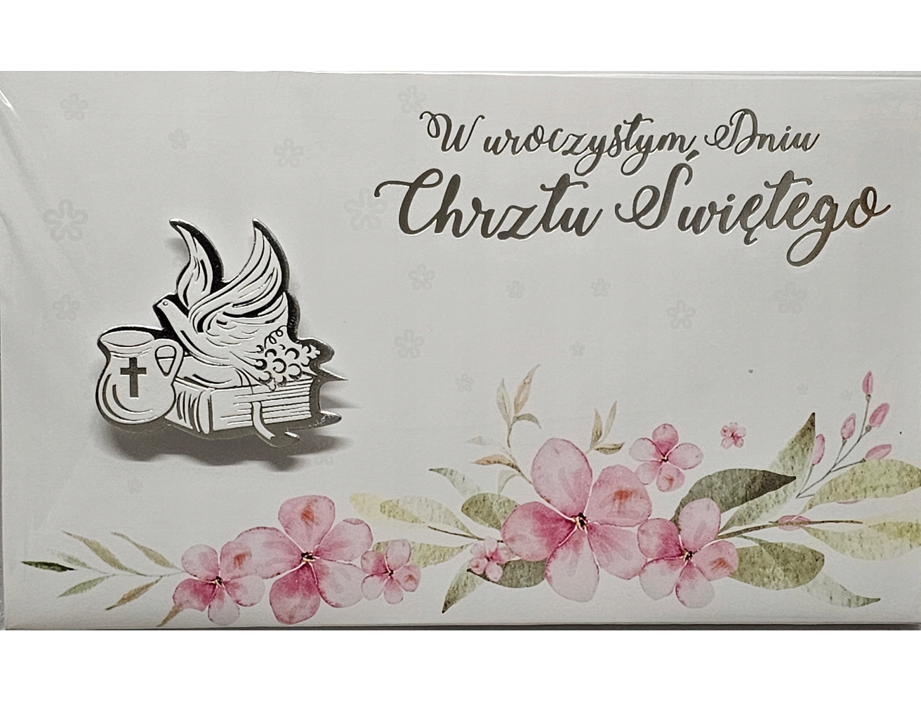 pamiątka na Chrzest Święty, Kartka na Chrzest   11,4 cm *19 cm 16897832292