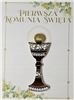 Pamiątka pierwszej Komunii Świetej Kartka 12 cm *16,3 cm 13540357514