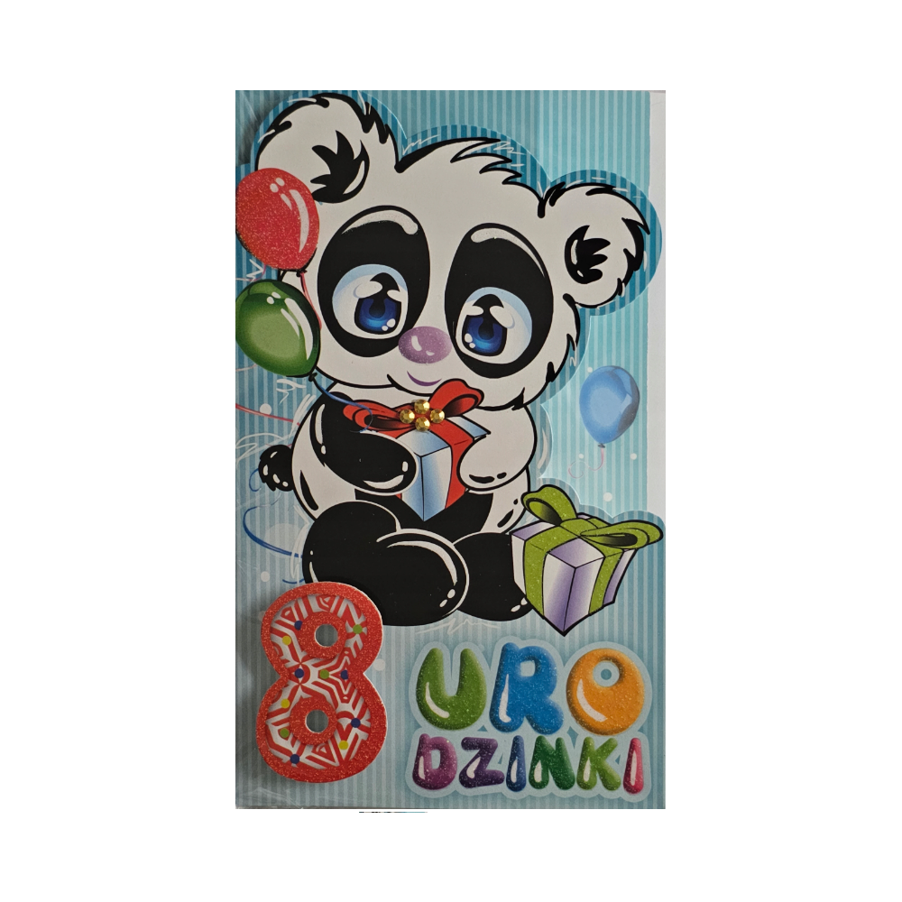 Kartki urodzinowe dla dziecka kartka urodzinowa 8 11,4 cm *19 cm 13540336024