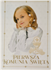 Pamiątka pierwszej Komunii Świetej Kartka 12 cm *16,3 cm 13531586866