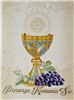 Pamiątka pierwszej Komunii Świetej Kartka  12 cm *16,3 cm 17306012942
