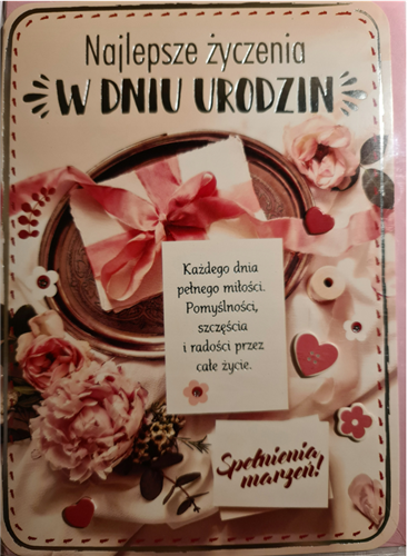Kartki urodzinowe kartka urodzinowa WESOŁA Zabawna 12,7 cm *17,9 cm 16897829283