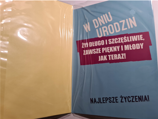 Kartki urodzinowe kartka urodzinowa WESOŁA Zabawna 11,9 cm *16,8 cm 16897829340