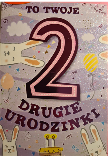Kartki urodzinowe dla dziecka kartka urodzinowa 2 11,7 cm *16,7 cm  10803440148