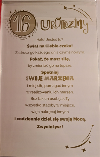 Kartki urodzinowe dla dziecka kartka urodzinowa 16 13 cm *20,4 cm  11665255104