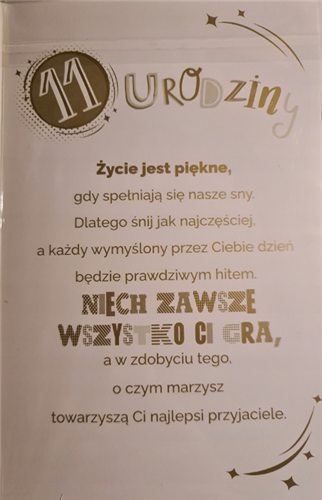 Kartki urodzinowe dla dziecka kartka urodzinowa 11  13 cm *20,4 cm 11665291523