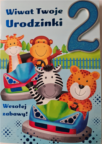 Kartki urodzinowe dla dziecka kartka urodzinowa 2  11,8 cm *17 cm 11737195517