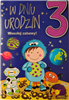 Kartki urodzinowe dla dziecka kartka urodzinowa 3 11,8 cm *17 cm 11737215801