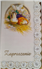 zaproszenia na Komunie Świetą zaproszenie  7,2 cm *13,5 cm 12047647749