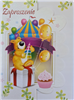 zaproszenia na urodziny dziecka 10,7 cm *15 cm 12053305913