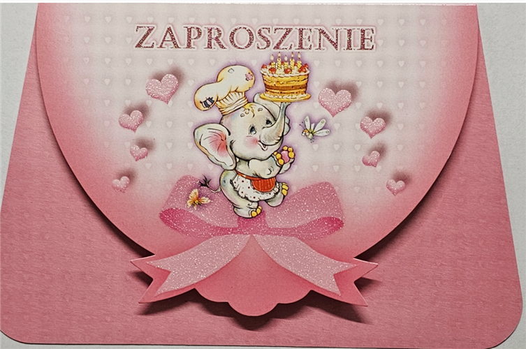 zaproszenia na urodziny dziecka 10,2 cm *15,5 cm 12053310290