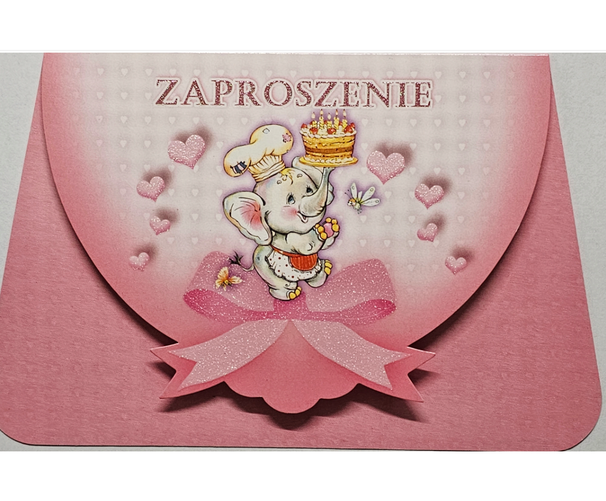zaproszenia na urodziny dziecka 10,2 cm *15,5 cm 12053310290
