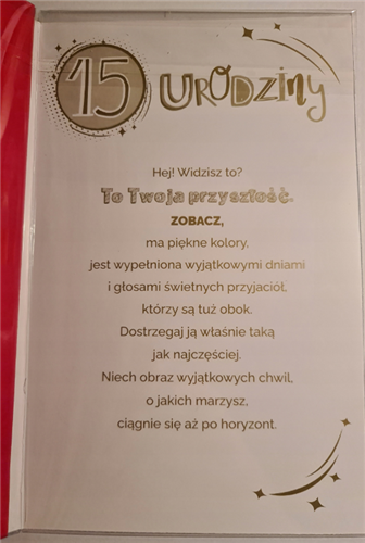 Kartki urodzinowe dla dziecka kartka urodzinowa 15 13 cm *20,4 cm 12060177230