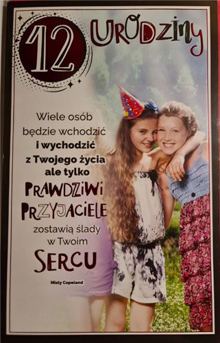 Kartki urodzinowe dla dziecka kartka urodzinowa 12  13 cm *20,4 cm  12060172588