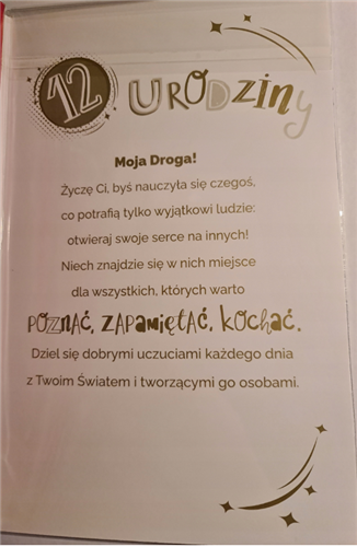 Kartki urodzinowe dla dziecka kartka urodzinowa 12  13 cm *20,4 cm  12060172588