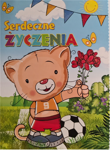 Kartki urodzinowe dla dziecka kartka urodzinowa 11,7 cm *16,5 cm 12137631394