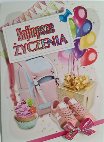 Kartki urodzinowe dla dziecka kartka urodzinowa 11,7 cm *16,5 cm 12658908563