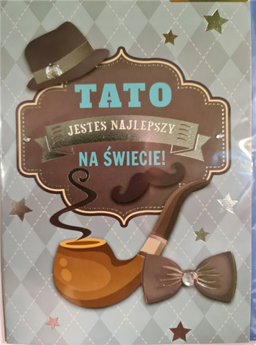 Kartki na Dzień Taty dla Taty 12,7 cm *17,8 cm 16897829476
