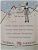 ETYKIETY NAKLEJKI NA ALKOHOL WÓDKA WESELNA 2szt .9,5cmx12,5cm 12176961276
