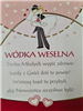 ETYKIETY NAKLEJKI NA ALKOHOL WÓDKA WESELNA 2szt .9,5cmx12,5cm 12176963025