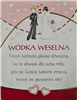 ETYKIETY NAKLEJKI NA ALKOHOL WÓDKA WESELNA 2szt .9,5cmx12,5cm 12176964731