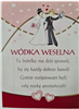ETYKIETY NAKLEJKI NA ALKOHOL WÓDKA WESELNA 2szt .9,5cmx12,5cm 12176966291