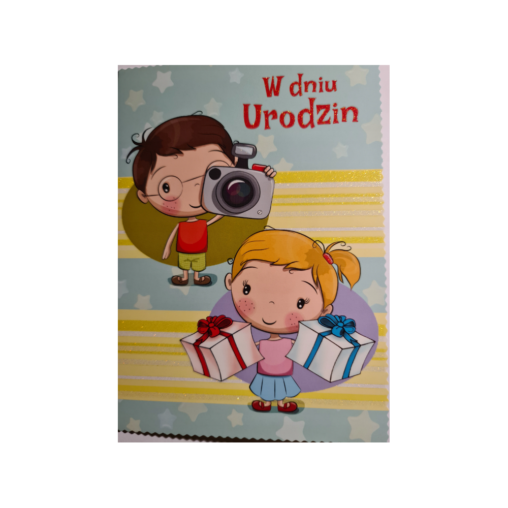 Kartki urodzinowe dla dziecka kartka urodzinowa 5 11,8 cm *17 cm 12545860744
