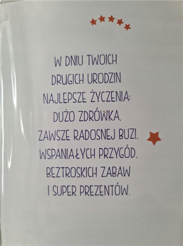 Kartki urodzinowe dla dziecka kartka urodzinowa 2 12,7 cm *17,9 cm 13189806105