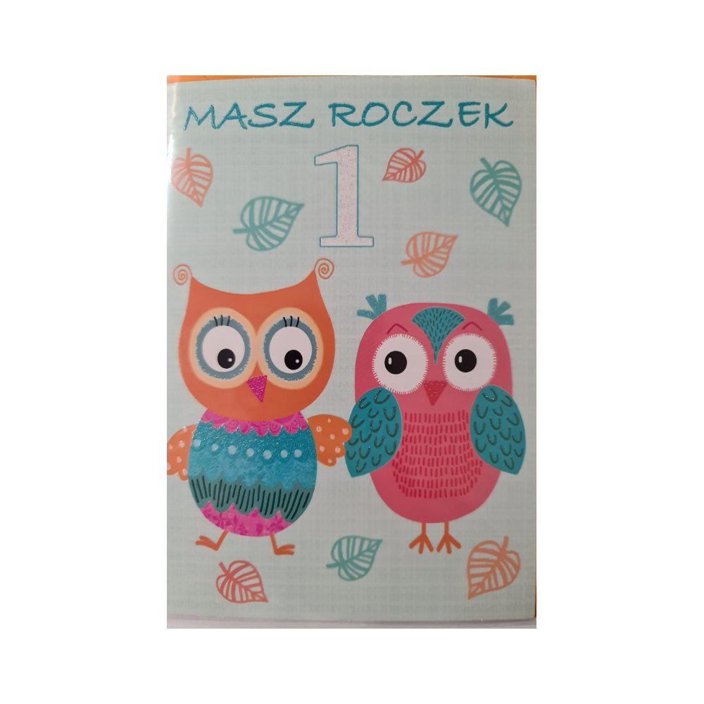 Kartki urodzinowe na roczek pierwsze urodziny 11,5 cm *16,5 cm 13189843048