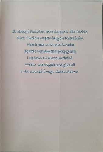 Kartki urodzinowe na roczek pierwsze urodziny 11,5 cm *16,5 cm 13189843048