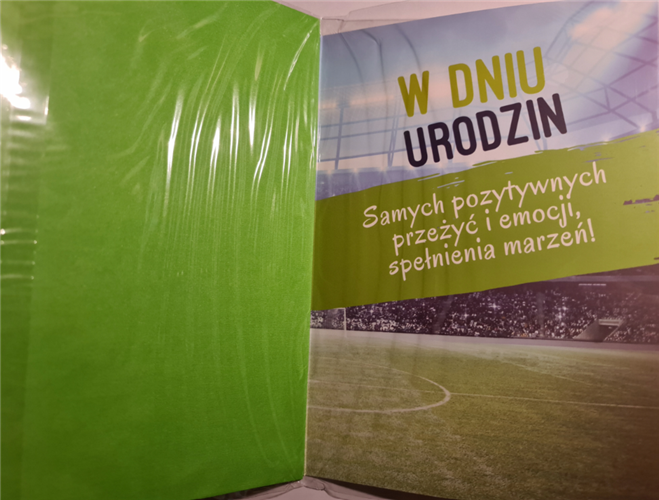 Kartki urodzinowe karnet urodzinowy z biletem 12,7 cm *17,9 cm 16897829651