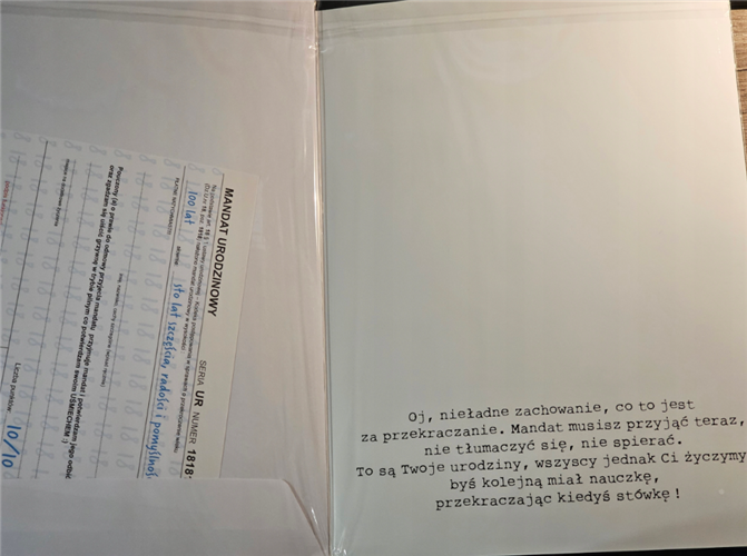 kartka urodzinowa na 30 lat  15 cm x21 cm  10774877491