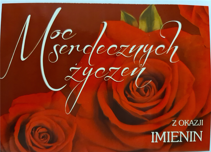 pocztówki Pocztówka imieninowa CENA za 2 SZTUKI 14,8 cm *10,5 cm  11979466219