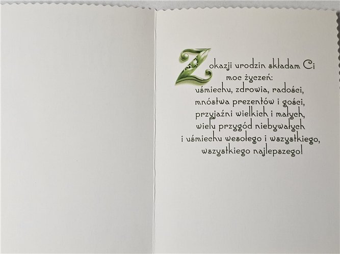 Kartki urodzinowe kartka urodzinowa 11,7 cm *16,5 cm 12106477437