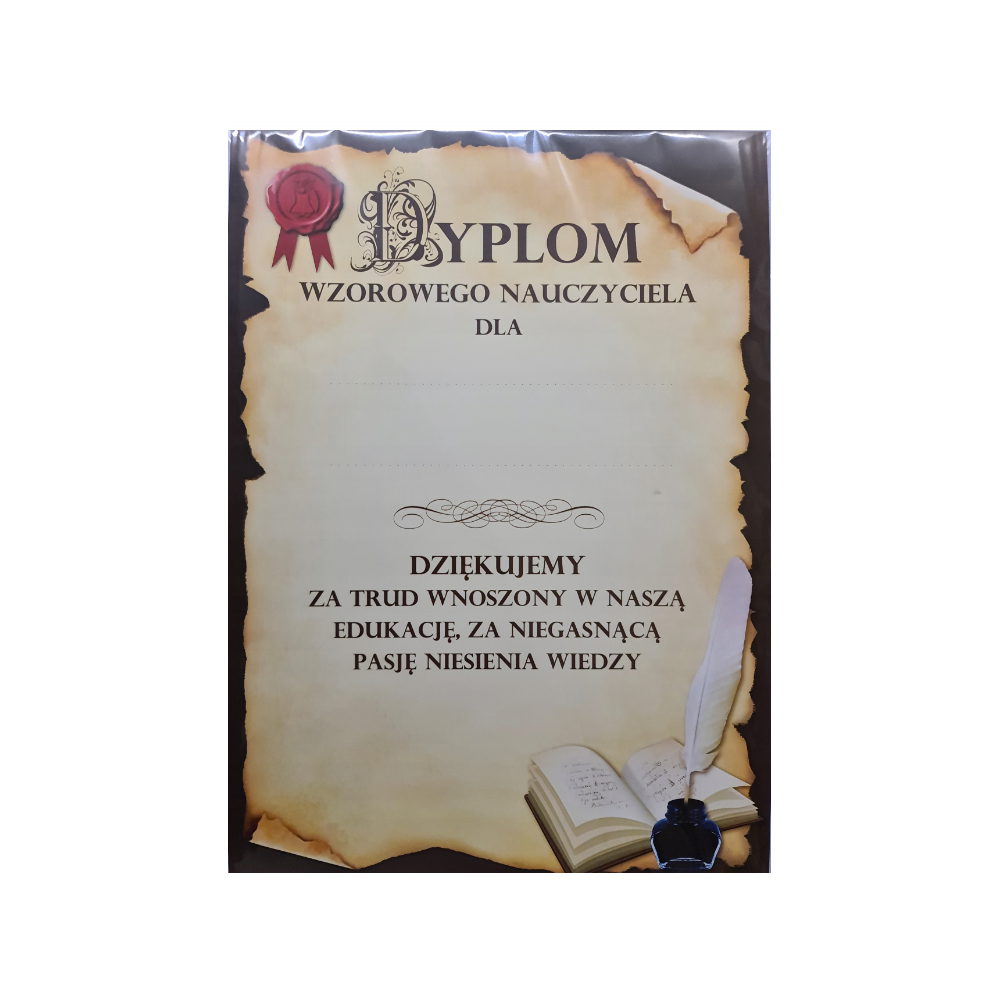 DYPLOM dla Nauczyciela 21 cm *29,7 cm 12130669948