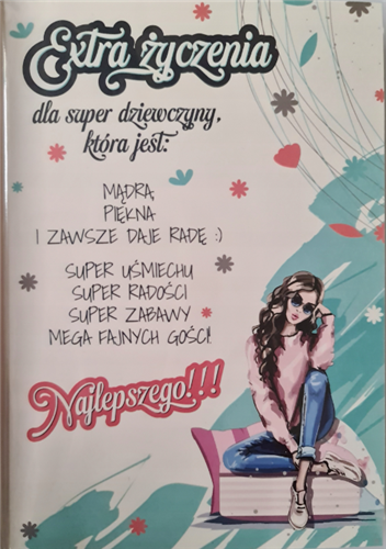 Kartki urodzinowe kartka urodzinowa WESOŁE Zabawna 11,7 cm *16,8 cm  12134299735