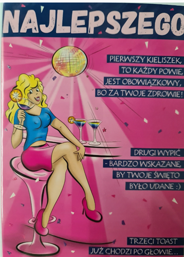 Kartki urodzinowe kartka urodzinowa WESOŁE Zabawna   11,7 cm *16,8 cm 12189751748