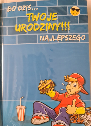 Kartki urodzinowe kartka urodzinowa WESOŁE Zabawna  11,7 cm *16,8 cm 12437997016