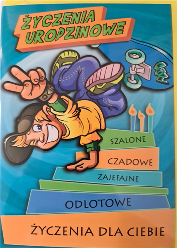 Kartki urodzinowe kartka urodzinowa WESOŁE Zabawna  11,7 cm *16,8 cm 12438046336