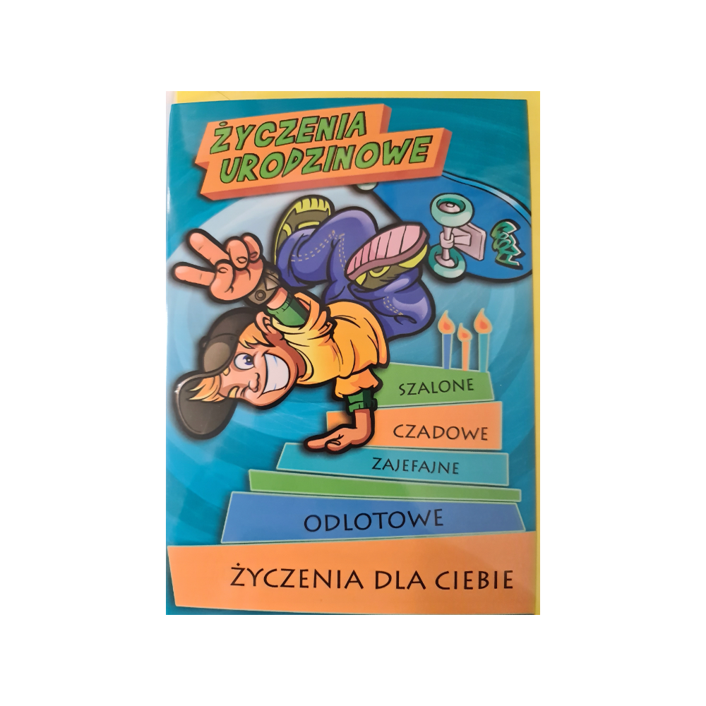 Kartki urodzinowe kartka urodzinowa WESOŁE Zabawna  11,7 cm *16,8 cm 12438046336