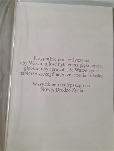 pamiątka na ślub, kartka na ślub, pocztówka ślubna 11,7 cm *16,5 cm 12552965873