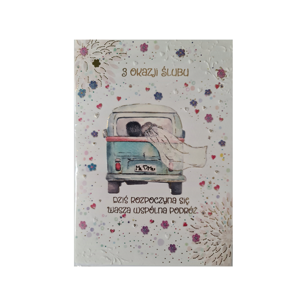 pamiątka na ślub, kartka na ślub, pocztówka ślubna   11,7 cm *16,5 cm 12552969243