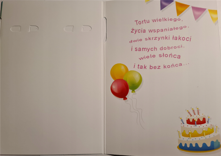 Kartki urodzinowe dla dziecka z wymienną cyferką  12 cm *17 cm 12699586625