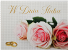 pamiątka na ślub, kartka na ślub, pocztówka ślubna 12 cm *16,5 cm  13588909457