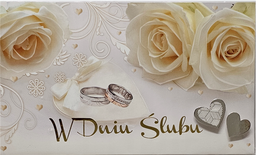 pamiątka na ślub, kartka na ślub, pocztówka ślubna 11,4 cm *19 cm  17276625325