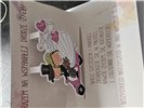 pamiątka na ślub, kartka na ślub PRZESTRZENNA 11,7 cm *16,7 cm 15086034958