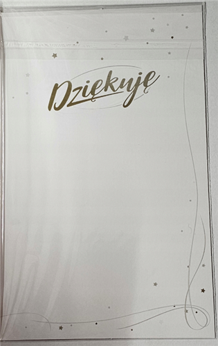 Kartki z okazji podziękowanie, okolicznościowe  13 cm *20,5 cm 13721712923