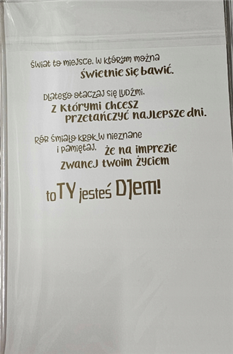 Kartki urodzinowe kartka urodzinowa WESOŁE Zabawna  13 cm *20,4 cm13721720317